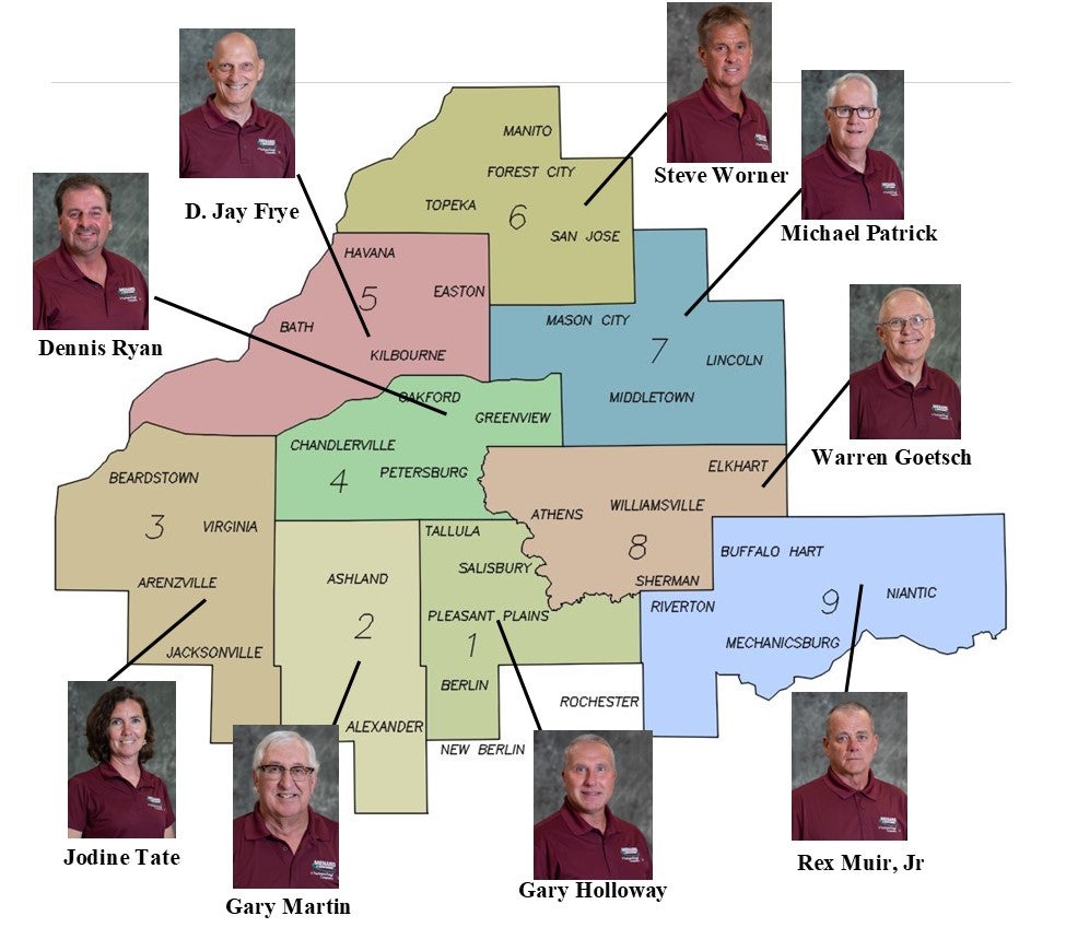 Board Member map 