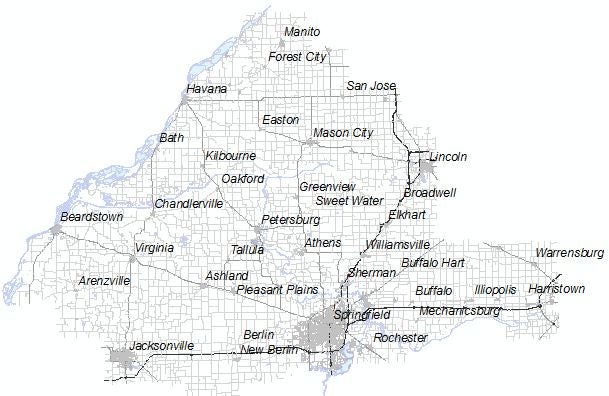 Map of service territory